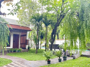 Fachada de la propiedad