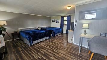 Individually decorated, individually furnished, iron/ironing board