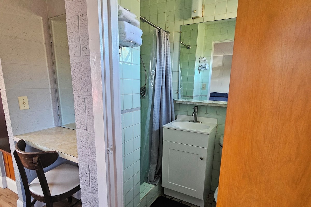 Free toiletries, hair dryer