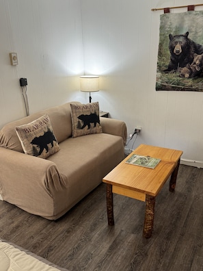 Panoramic Double Room, 2 Queen Beds, Balcony, River View | Free WiFi, bed sheets - Evening Shade River Lodge and Cabins (Chimney Rock)