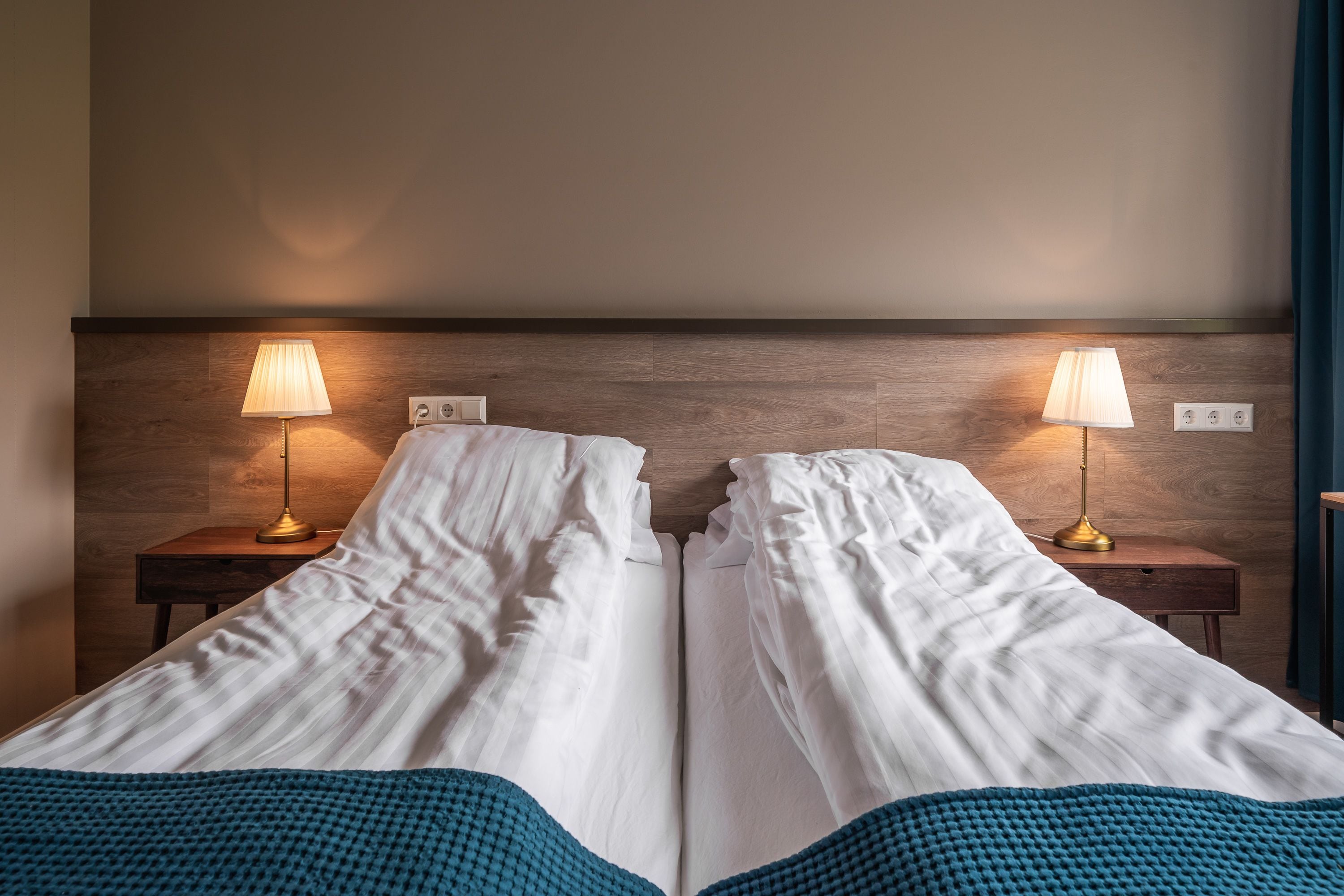 Deluxe Double or Twin Room, Private Bathroom | Blackout drapes, soundproofing, free cribs/infant beds, free WiFi