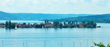 Blick von der Unterkunft