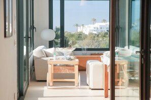 Interior - Modern Villa "Forma Nou" with Sea View and Pool (Maó)