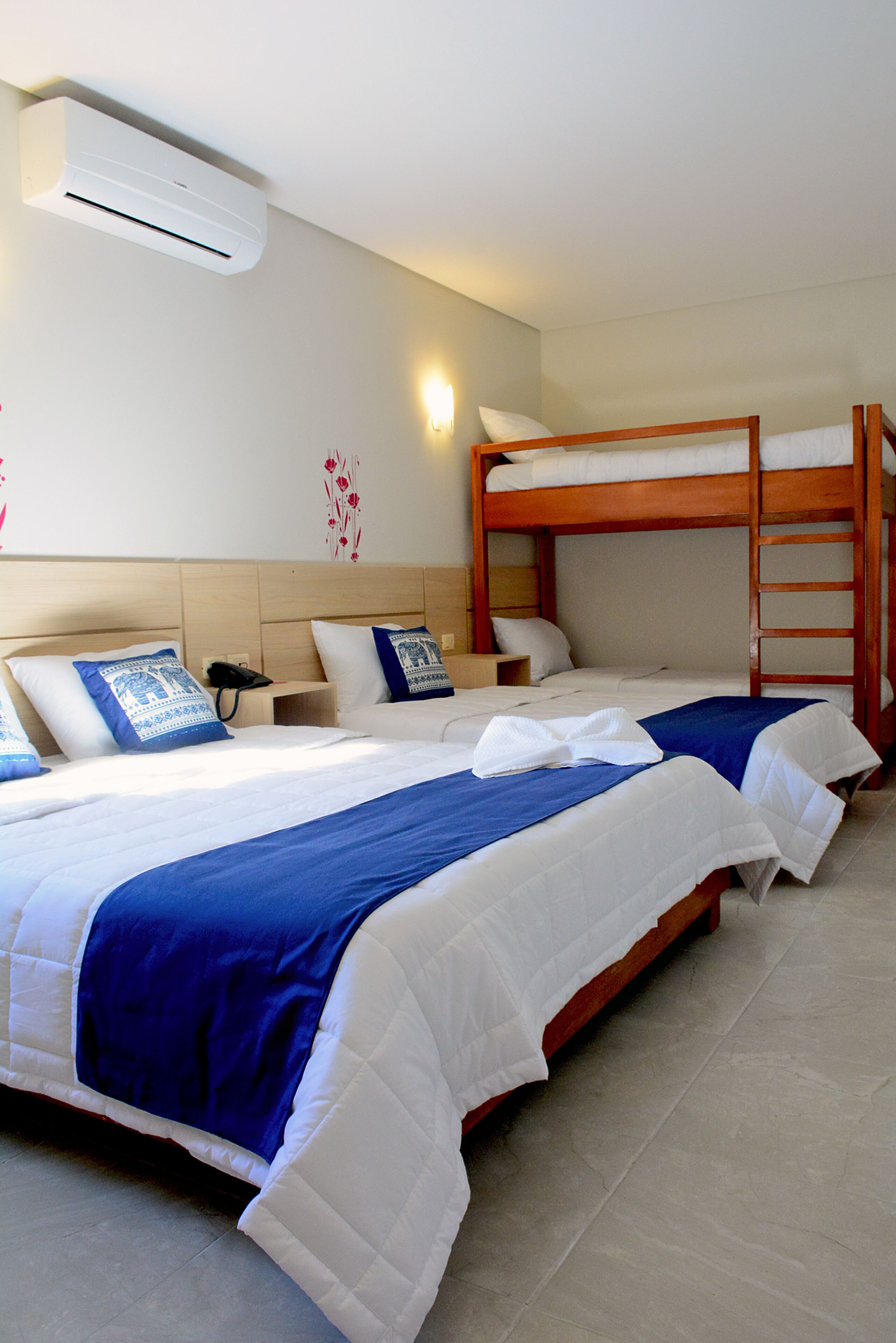 Family Room | Desk, blackout curtains, iron/ironing board, free WiFi