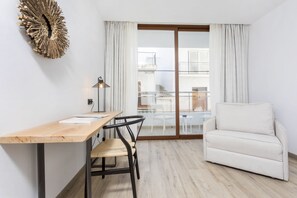 Premium bedding, down comforters, memory foam beds, minibar