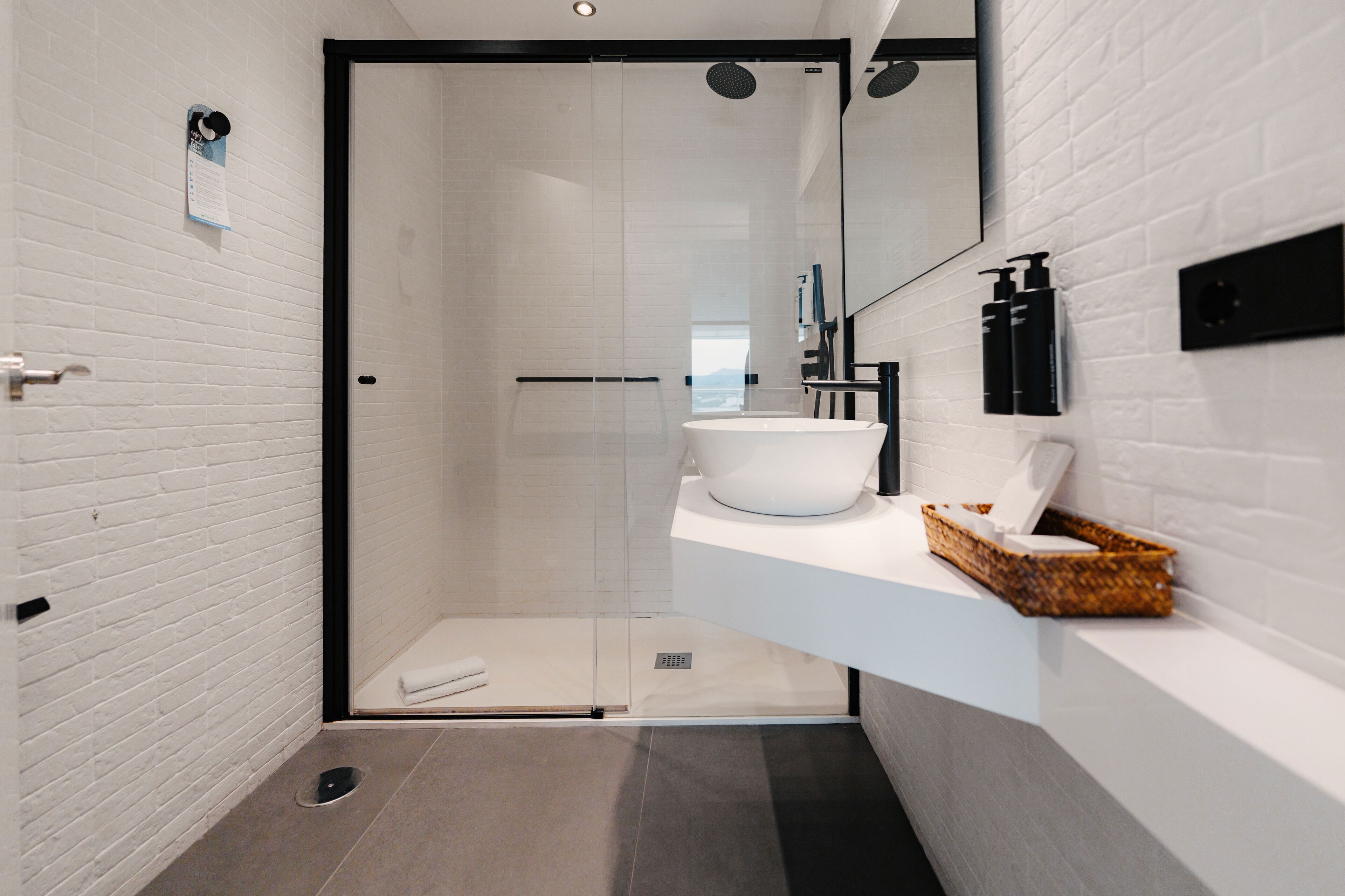 premium penthouse, 2 bedrooms, terrace, sea view | bathroom | shower, free toiletries, hair dryer, slippers