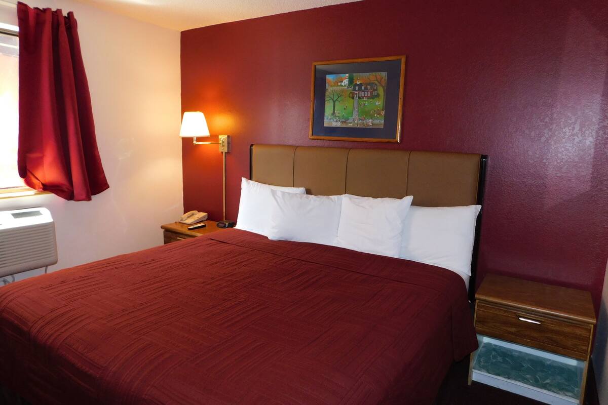 standard room, 1 king bed, accessible, refrigerator & microwave | 1 bedroom, individually decorated, individually furnished, desk