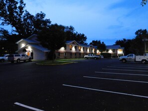 Front of property – evening/night