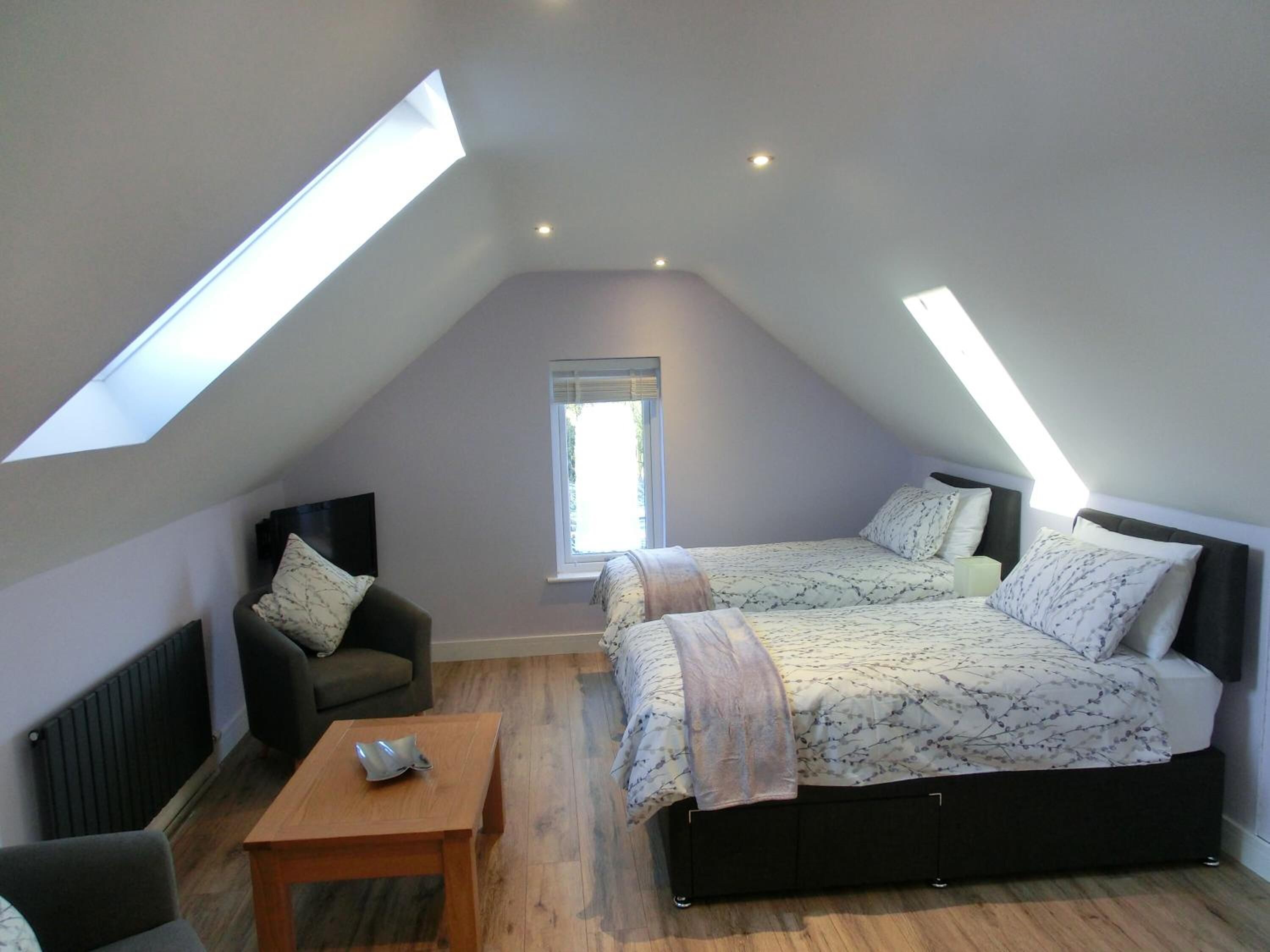 soundproofing, iron/ironing board, free wifi, bed sheets