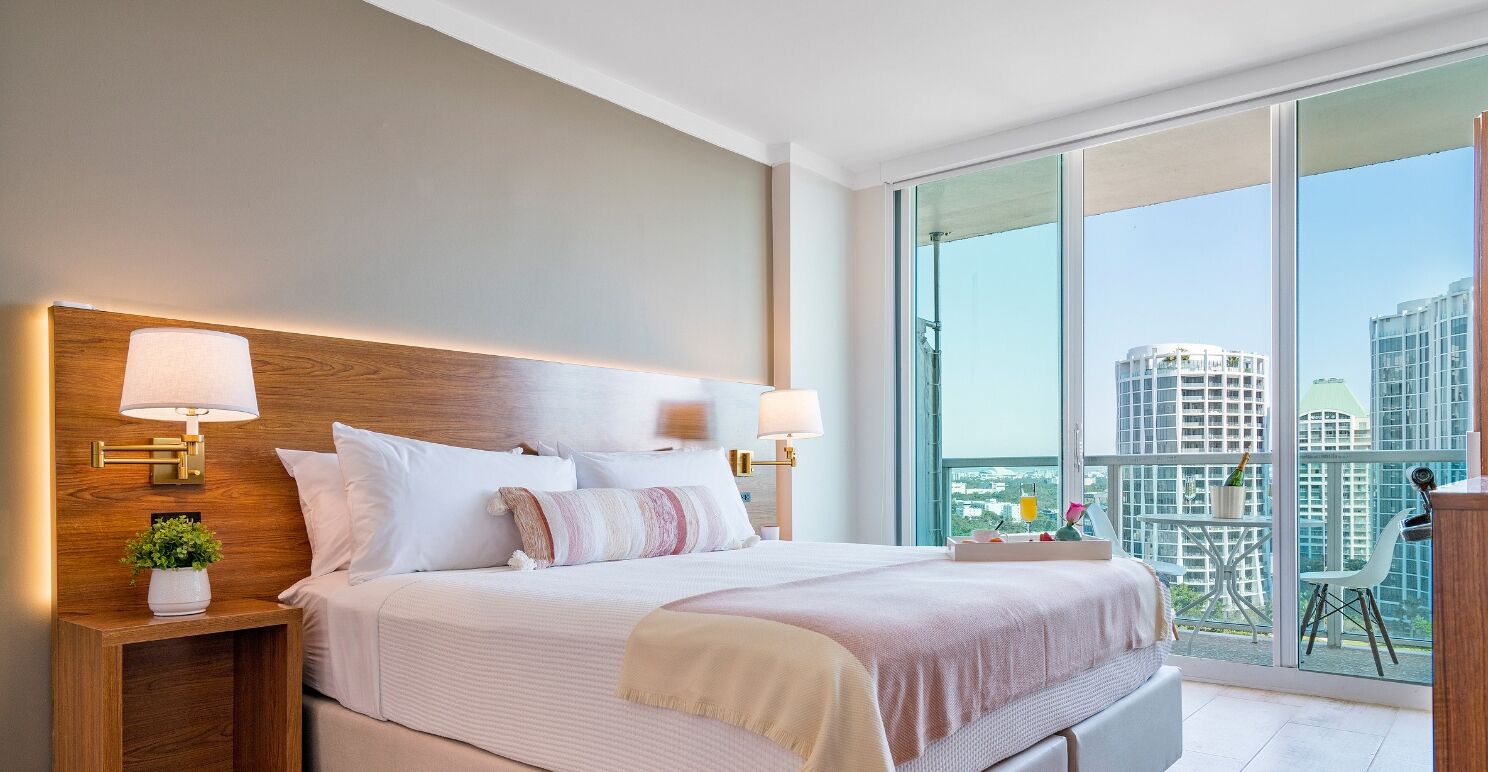 Comfort Double Room, 1 King Bed, Balcony, Partial Ocean View1708.01 | Egyptian cotton sheets, premium bedding, down comforters, minibar