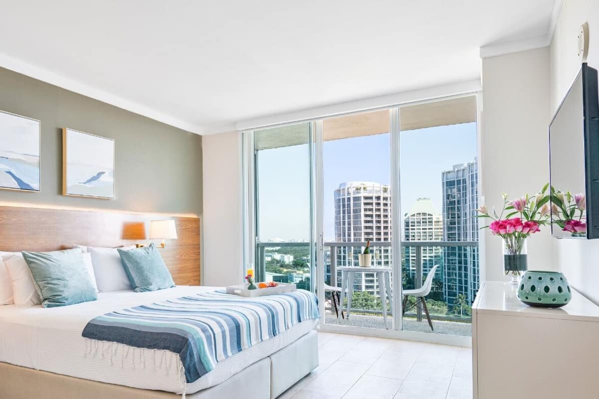 Deluxe Studio Suite, Kitchenette, Partial Ocean View1708.02 | 1 bedroom, Egyptian cotton sheets, premium bedding, down comforters