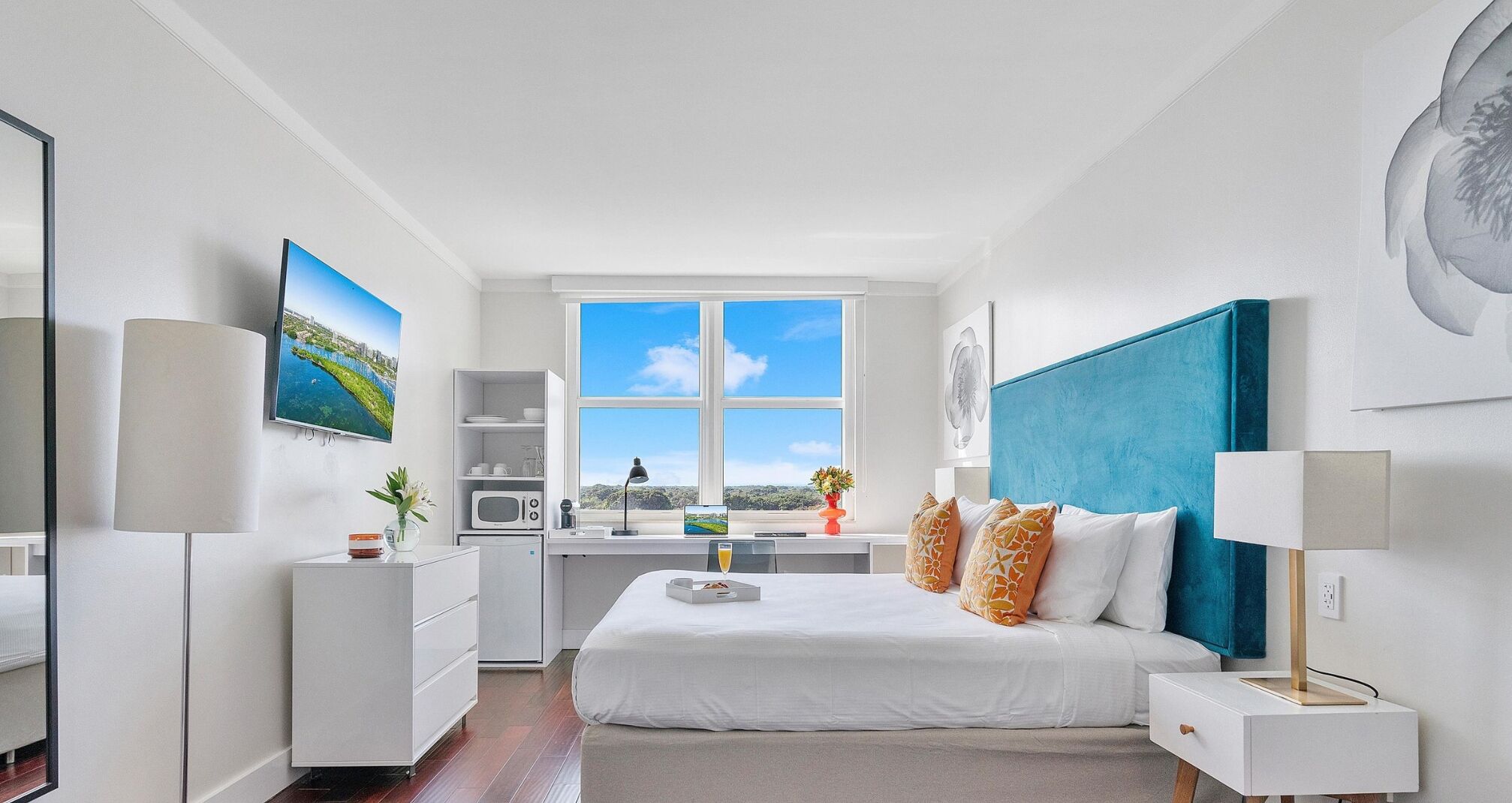 Presidential Apartment, 2 Bedrooms, Balcony, Ocean View1002 | Egyptian cotton sheets, premium bedding, down comforters, minibar