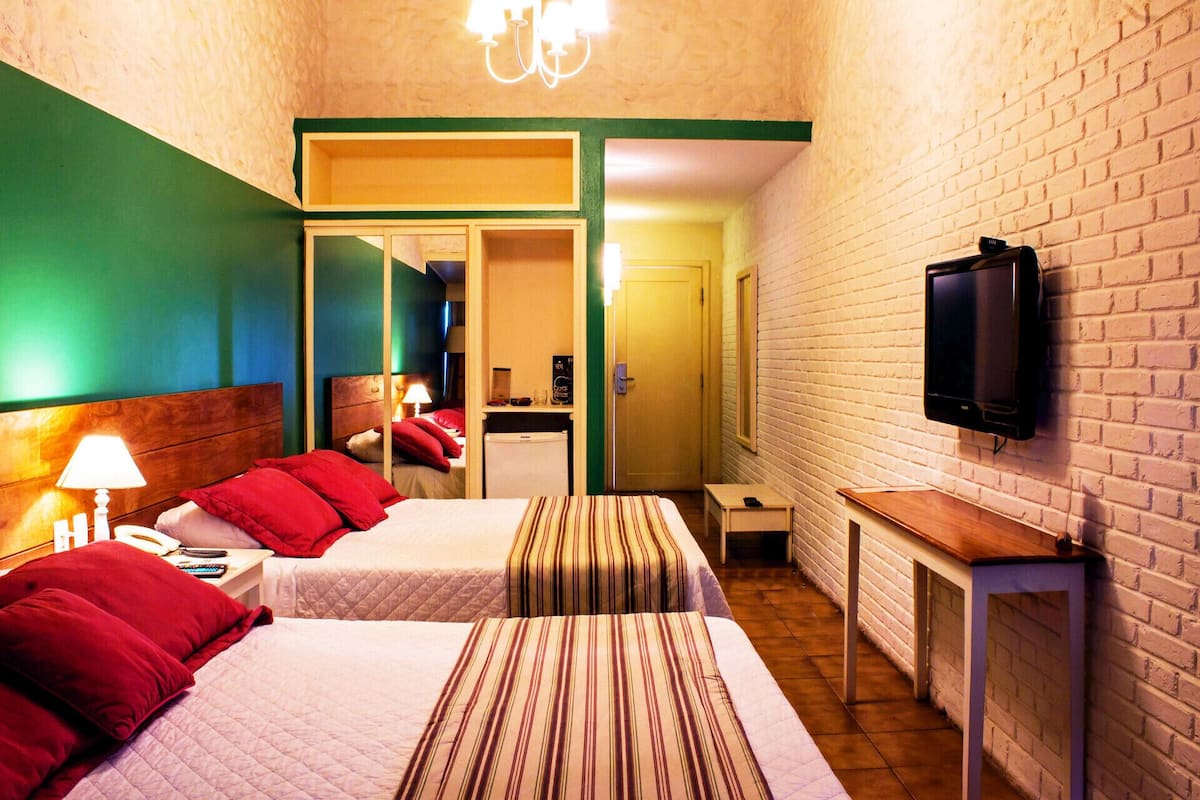 1 quarto, frigobar, cofres nos quartos, Wi-Fi de cortesia