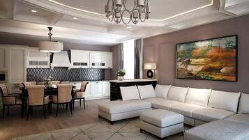 TV, fireplace, DVD player, foosball