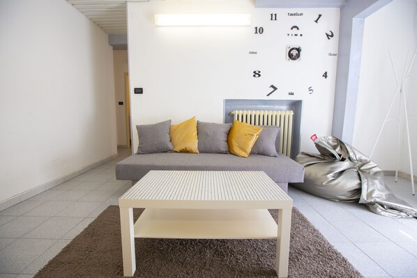 Smart TV, DVD player, books, video library