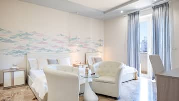 Luxury Triple Room | Egyptian cotton sheets, premium bedding, memory foam beds, minibar