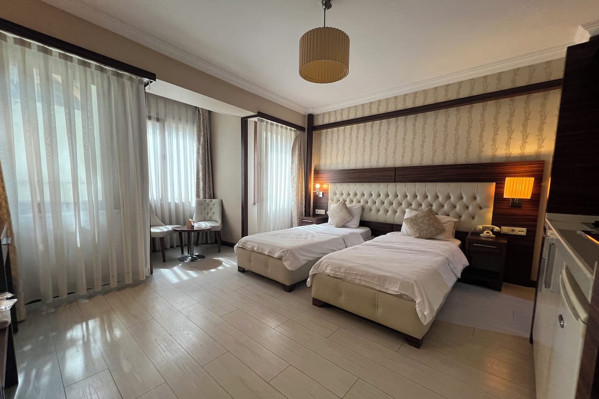 1 camera, biancheria da letto di alta qualità, una cassaforte in camera