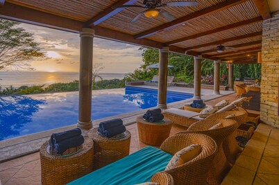 Multi-Level 6BR Villa with Outstanding Sunset and Ocean Views! 