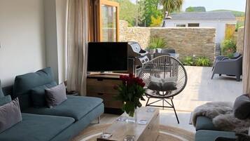 Smart-TV, Musikbibliothek, Stereoanlage