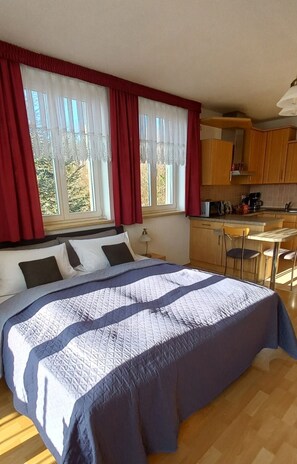 1 chambre, fer et planche à repasser, lit parapluie, Wi-Fi gratuit