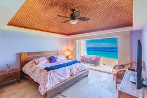 4 bedrooms, free WiFi, bed sheets - Luxury. 4 BR PH Ocean View + Private Pool (Isla Mujeres)