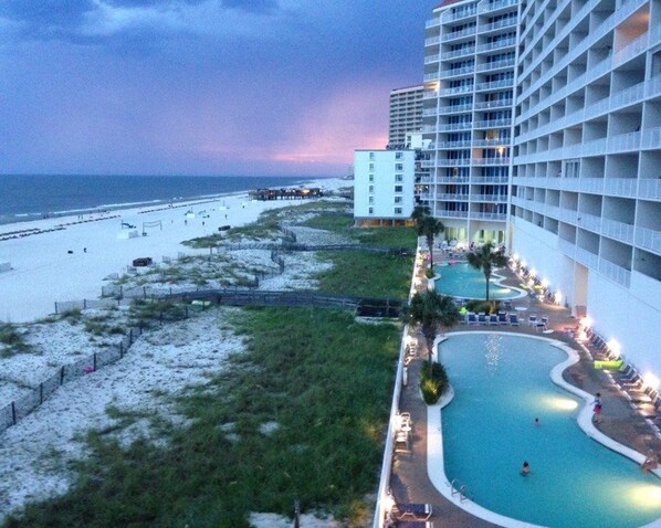 Indoor pool, outdoor pool