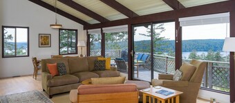 Schöner Blick auf das Wasser, Big Deck, und in der Nähe der Anlegestelle der Fähre!