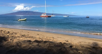 Island Surf, 612B, Kihei, Maui, Hawaii. Across the street from the beach.