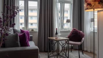 Strandflieder Deluxe Double Room | Ausblick vom Zimmer