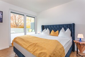 1 bedroom, internet, bed sheets - Apartment 4 Deluxe Apartment 51 sqm, 1-4 persons, balcony and wonderful mountain view (Bayerisch Gmain)