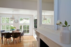 House, 4 Bedrooms, Terrace | Living area | Smart TV, fireplace, Netflix, DVD player - Strahan House (North Hobart)