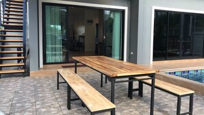 5 Bedrooms House | Terrace/patio - Banpuck Huahin Numnueng Pool Villa (Hua Hin)
