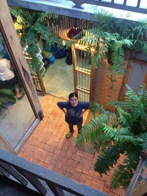 Twin Room, 1 Bedroom | Terrace/patio - Baan Somlim Homestay - Hostel (Sawankhalok)