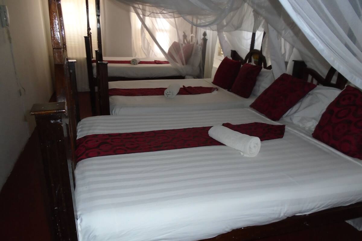 Chambre Triple | Wi-Fi gratuit, draps fournis