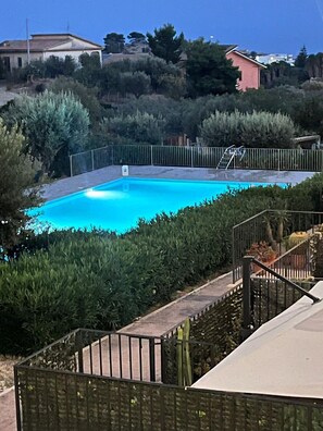 Pool - Comfortable apartment with swimming pool near Scala dei Turchi, Sicily (Realmonte)