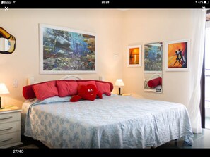 3 bedrooms, blackout curtains, iron/ironing board, wheelchair access - Apto Luz 3 Suites Asturias Guaruja  (Guarujá)