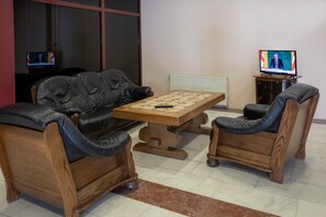 Sala de estar en el lobby