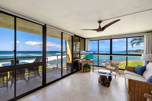 Atemberaubende Oceanfront Home - Wände von Fenstern auf berühmten Brandung und Sonnenuntergang