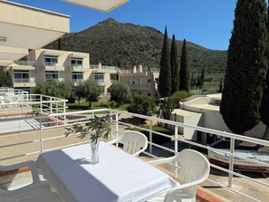 Outdoor dining - Agi Rescator 208 Apartamento for rent in Roses Girona. (Roses)