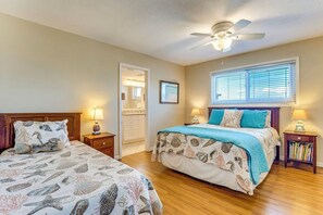 2 bedrooms, iron/ironing board, travel cot, free WiFi