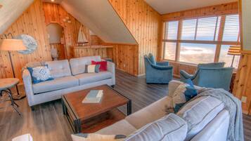 Télévision, cheminée, lecteur de DVD, table de tennis de table