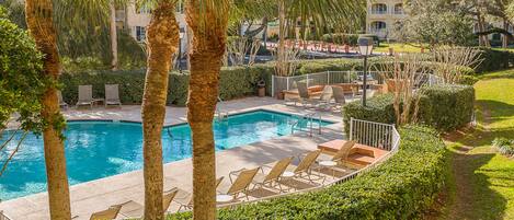 Indoor pool, a heated pool