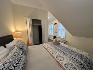 1 bedroom, iron/ironing board, travel crib, free WiFi