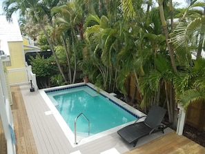Outdoor pool, a heated pool - Steps from Duval, Pool on Site & Bikes Included! (Key West)