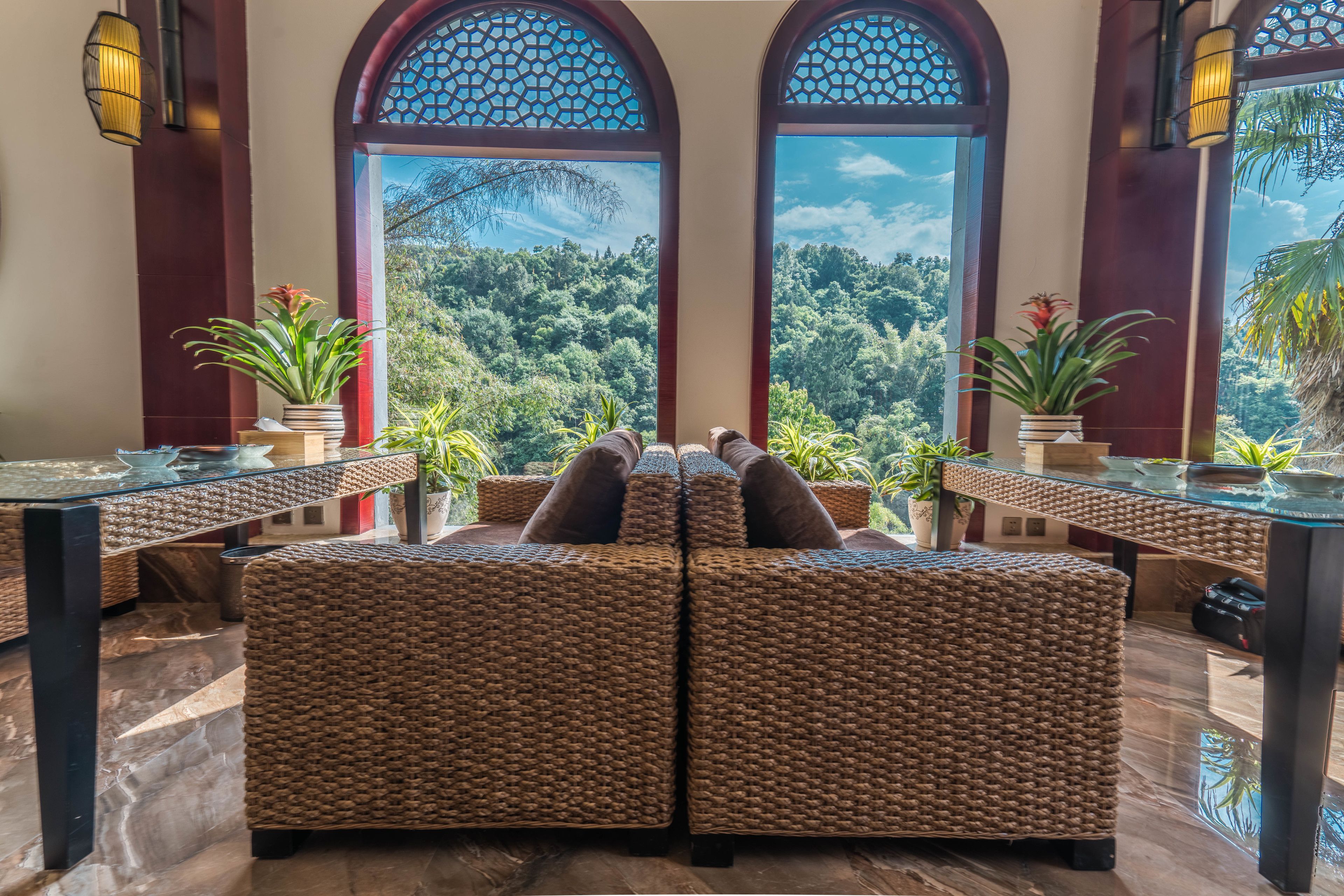 Sala de estar en el lobby