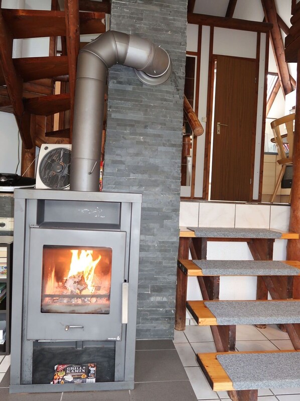 Interior - Lovely apartment in villa for 6 people with WIFI, TV, terrace and pets allowed (Frielendorf)