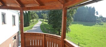 Stunning private villa for 6 guests with WIFI, TV, patio and panoramic view