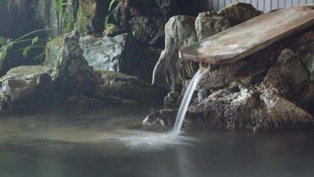 Una cascada en un entorn natural amb roques i vegetació.