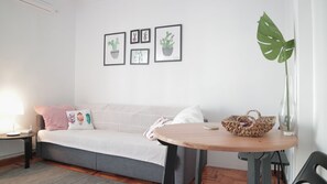 Apartment, Sea View (Chapter II) | Living room | LCD TV, DVD player