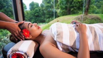 Body treatments, body wraps, body scrubs, facials, reflexology